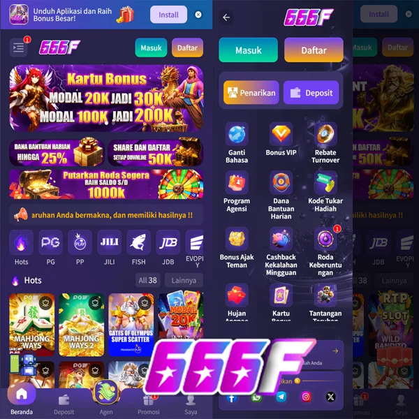 666F Login Resmi APK 2026